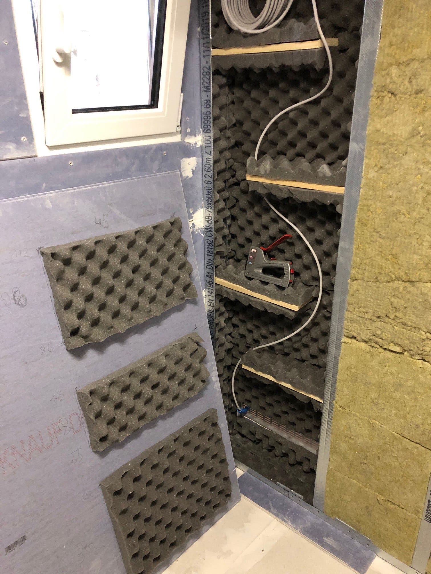 Cutouts for ventilation grilles