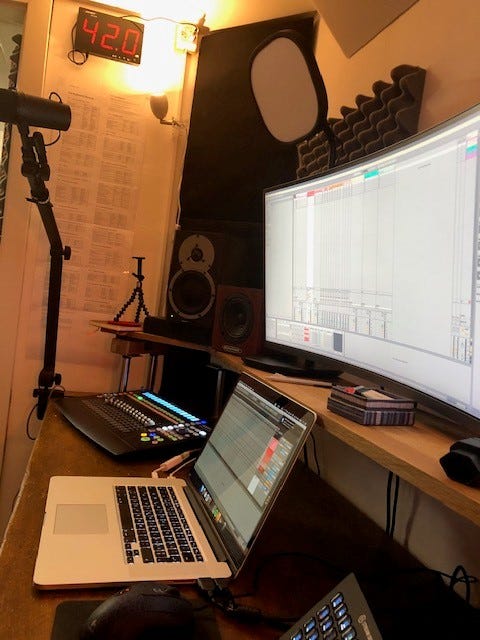 DB measuring device and Ableton shortcuts